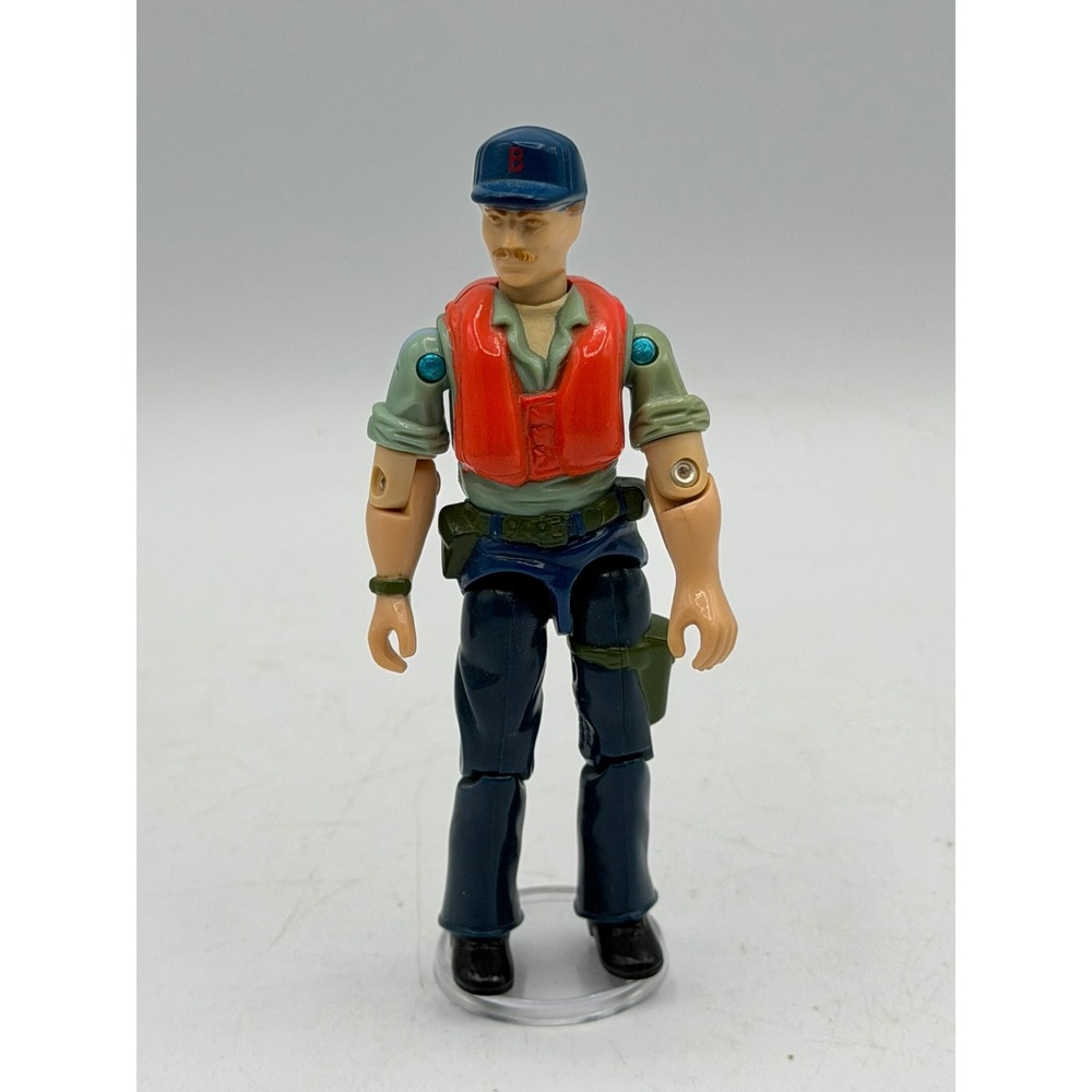 Vintage 1984 GI Joe Cutter Action Figure Coast Guard A Real American Hero Hasbro